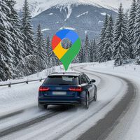 Los mapas de la DGT y Google Maps tienen algo en común: te avisan si hay carreteras cortadas por nieve