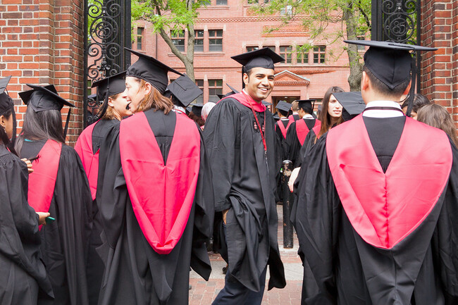 Harvard Class Of 2015 Graduates In Harvard Yard