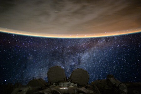Perseidas vistas desde la Estación Espacial Internacional el 12 de agosto de 2015