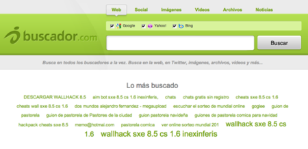 Buscador.com agrega resultados de múltiples buscadores