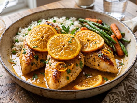 Cómo hacer pollo a la naranja, la receta casera que queda jugosa y con una salsa irresistible