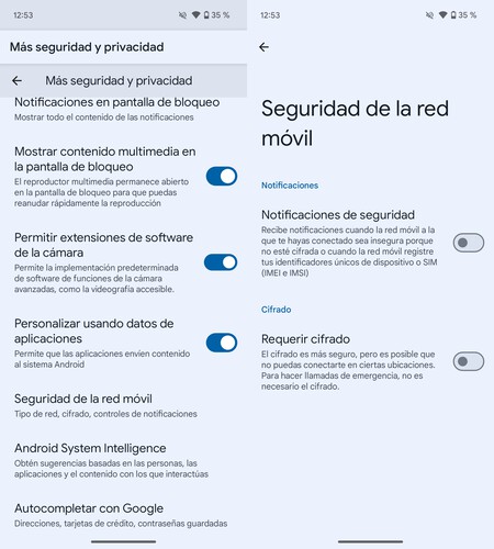 Android 15 Beta 1 Seguridad Red Movil