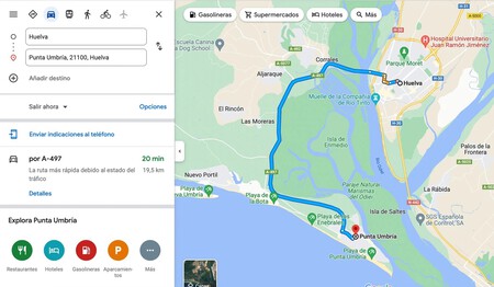 Error Google Maps Huelva Punta Umbria