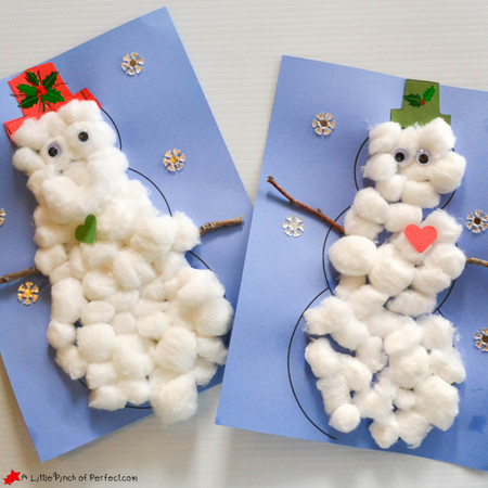 Diy Navidad 08 Muneco Nieve Algodon