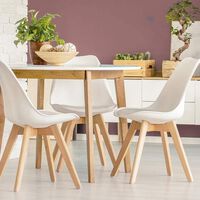 Este set de sillas de estilo nórdico Mc Haus, que combina con cualquier estancia, está rebajado durante el Prime Day de Amazon a precio de chollo