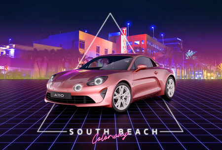 Alpine A110 South Beach Colorway