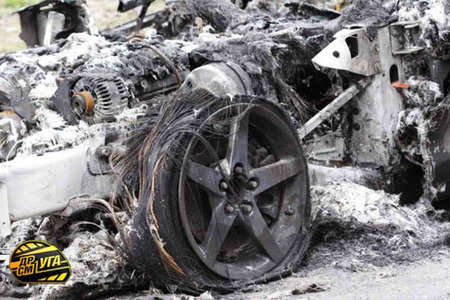 Corvette carbonizado