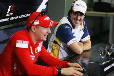 Ferrari duda entre Fernando Alonso y Kimi Raikkonen