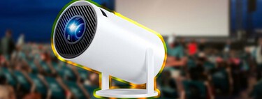 Cine en casa. Mini proyector con Wi-Fi 6, Android TV y soporte para 4K en menos de 800 pesos 