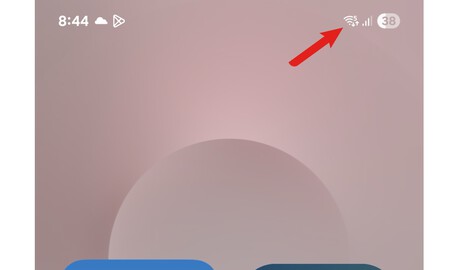número en icono del WiFi