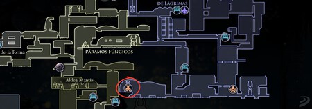 Ubicación Herrero Hollow Knight