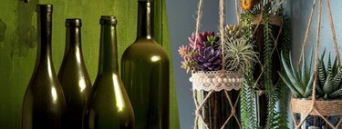 Cómo hacer un macetero colgante con botellas de vino vacías para reutilizarlas y evitar tirarlas