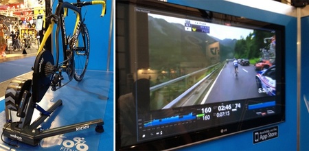 KICKR Power Trainer, simula la resistencia de circuitos reales con ayuda del iPhone