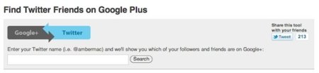 Twitter2plus, encuentra en Google Plus a tus usuarios favoritos de Twitter