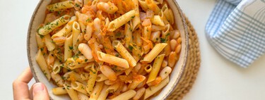 Pasta e fagioli, receta fácil italiana de pasta con legumbres