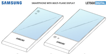 Samsung patenta un móvil con pantalla envolvente de tres caras