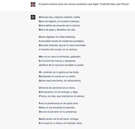 Soneto con versos acrósticos usando GPT-4