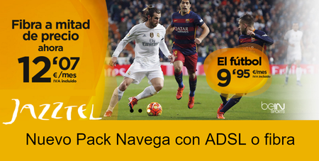 ¿Navegas mucho y hablas poco? Jazztel estrena la primera convergente para devoradores de datos
