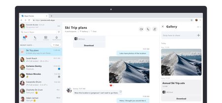 Ya puedes probar el nuevo Skype para la web con diseño renovado y funciones adicionales