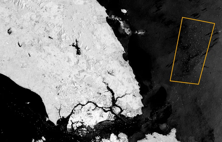 Imagens de satélite SAR mostram navios dentro do limite externo do porto oriental, na costa da Malásia, em 18 de abril de 2026