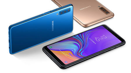 50 euros de descuento y envío gratis en el nuevo Samsung Galaxy A7 (2018) con triple cámara