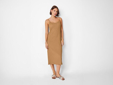 ESMARA® Vestido de tirantes largo para mujer