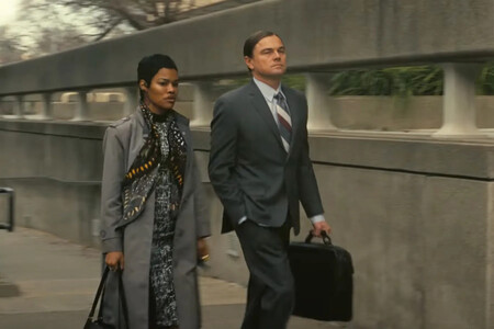 Leo Dicaprio y Teyana Taylor en una escena de la película