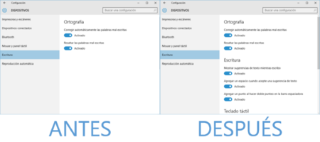 Windows 10 añade nuevas opciones de teclado gracias a sus últimas actualizaciones