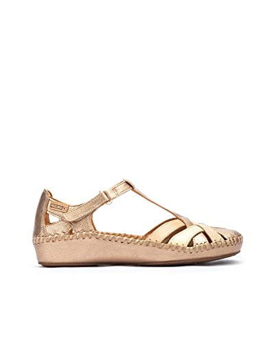 Pikolinos Zapatos semiabiertos en Cuero P. Vallarta para Señora Color Champagne