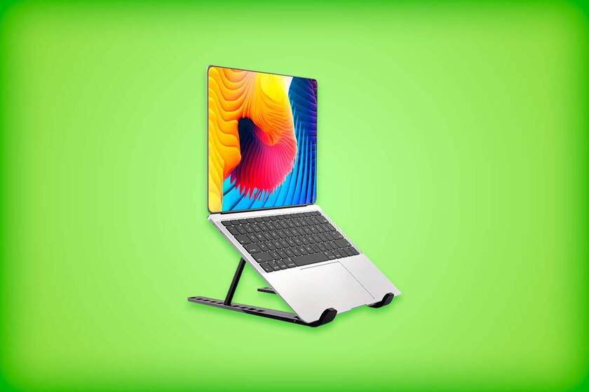 Soporte portátil para laptop en uno de sus mejores descuentos de Amazon