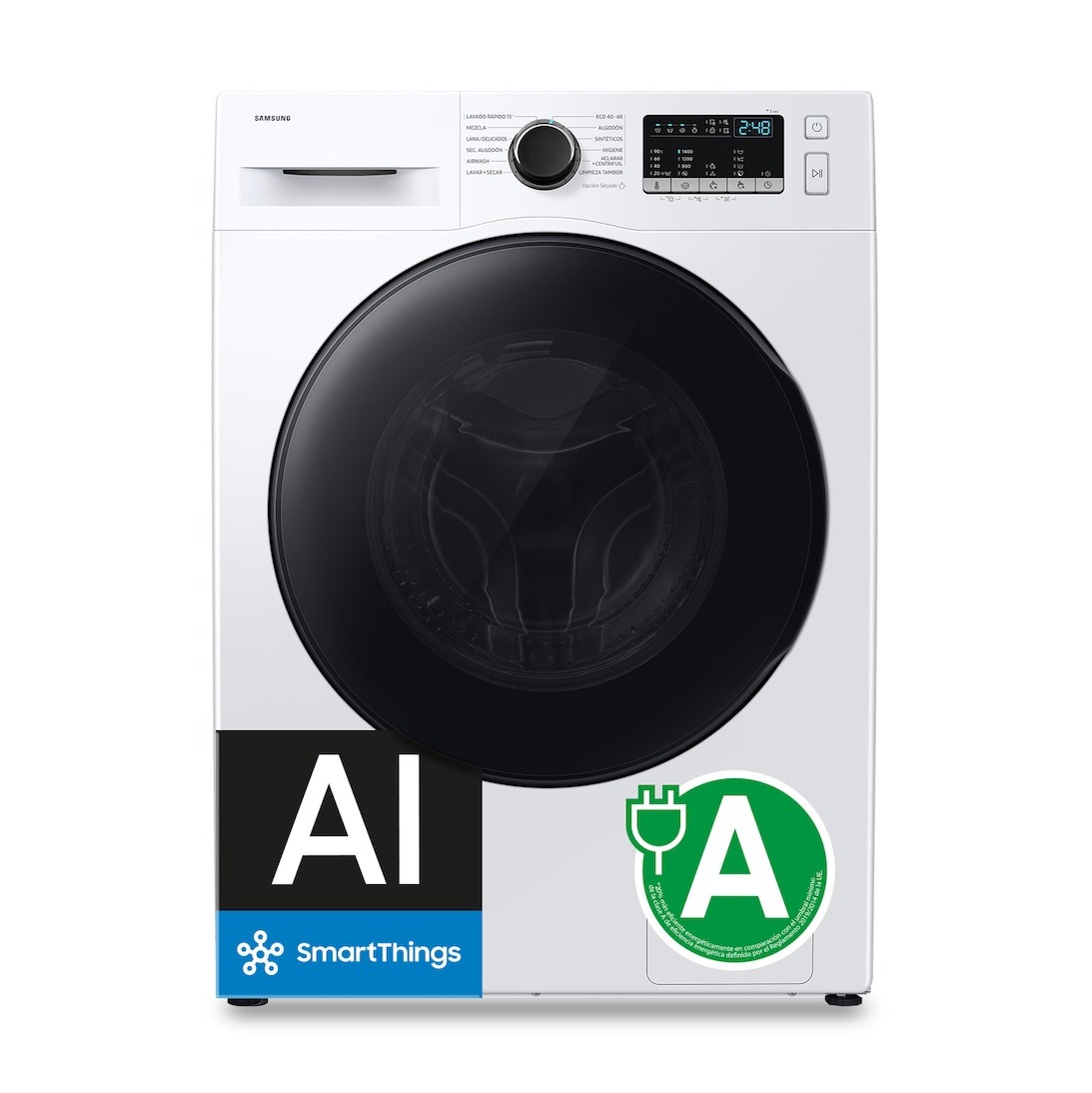 Lavasecadora 8Kg/6Kg Motor Digital Inverter Clase E/A Blanca WD80HG4U04BEEC 