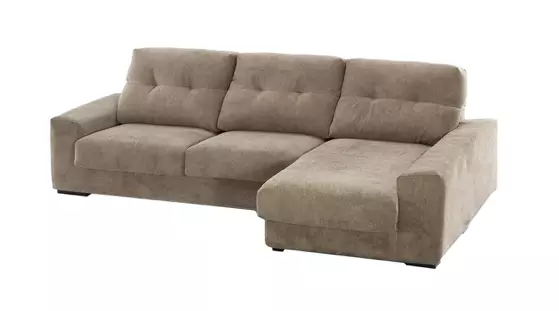 Sofá de 5 plazas con chaiselongue derecha Savoy El Corte Inglés