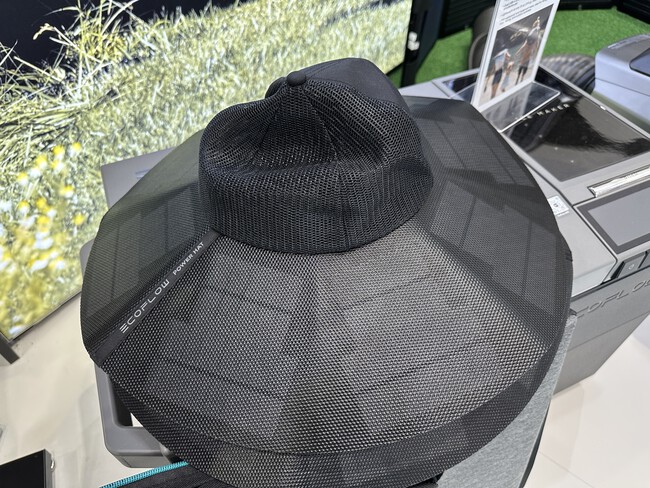 Foto del sombrero solar Ecoflow