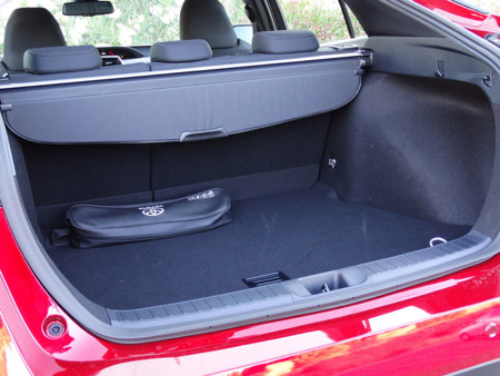 Prueba Toyota Prius 2016 Maletero