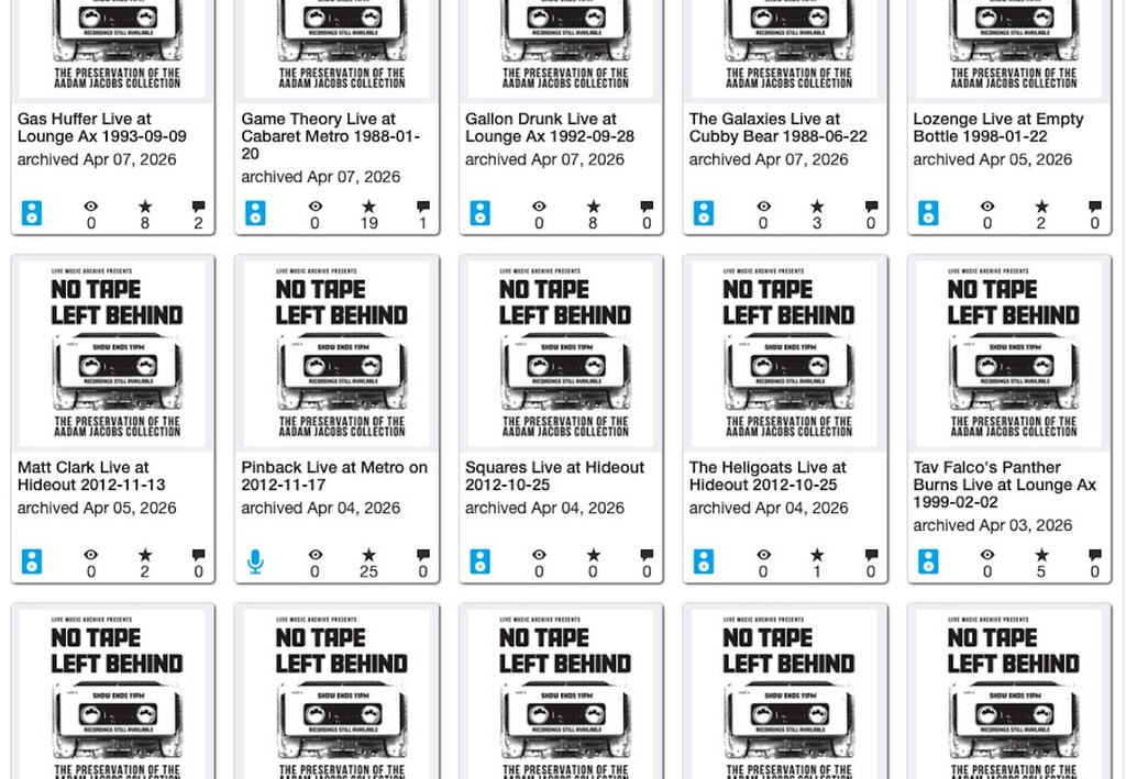 Un fan grabó 10.000 conciertos en secreto durante 40 años con un dictáfono. Internet Archive lo está digitalizando todo