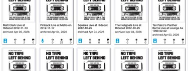 Un fan grabó 10.000 conciertos en secreto durante 40 años con un dictáfono. Internet Archive lo está digitalizando todo