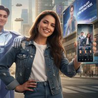 Tu Galaxy puede crear una foto contigo y tu famoso favorito en segundos. Eliges la pose y la IA hace el resto