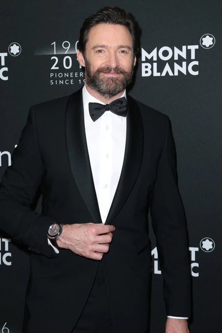 Hugh Jackman y Matthew Morrison se lo pasaron pipa con las modelos de Victoria's Secret en el 110 aniversario de Montblanc