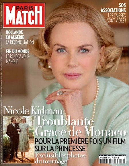 Vale que no son como dos gotas de agua pero... no veo a Nicole Kidman tan diferente de Grace Kelly