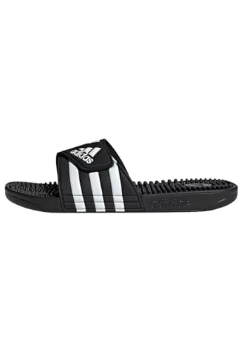 adidas Unisex adulto Adissage Slides, Core Black / Cloud White / Core Black, 44.5 EU