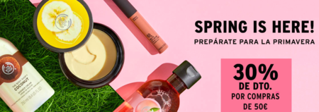 The Body Shop da la bienvenida a la primavera con un 30% de descuento