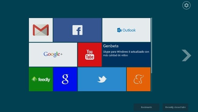 Dale a Chrome mosaicos a lo Windows 8 con Modern New Tab Page