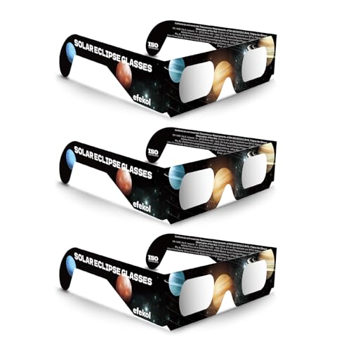 efekol Gafas Eclipse Solar Homologadas - Certificación CE y EN ISO 12312-2