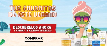 Comprando tus esenciales de verano en Kiehls con envío gratis, recibirás un regalo exclusivo