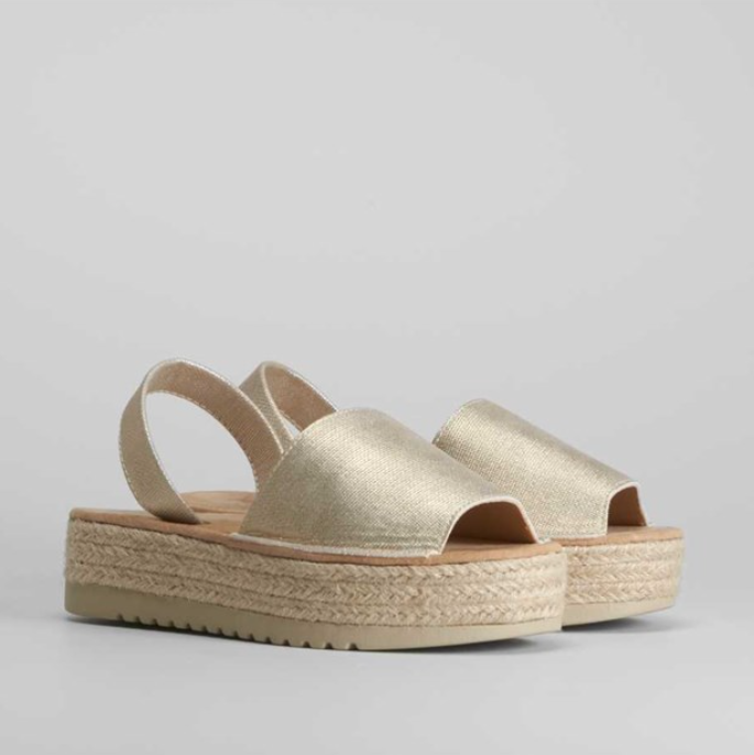 Sandalias menorquina con plataforma NYC