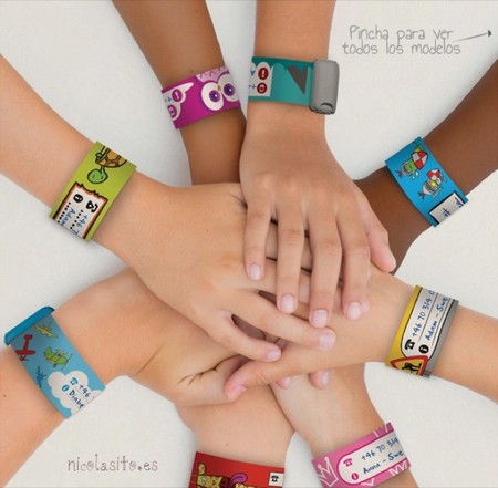 Las pulseras identificativas de Nicolasito para que los peques no se pierdan