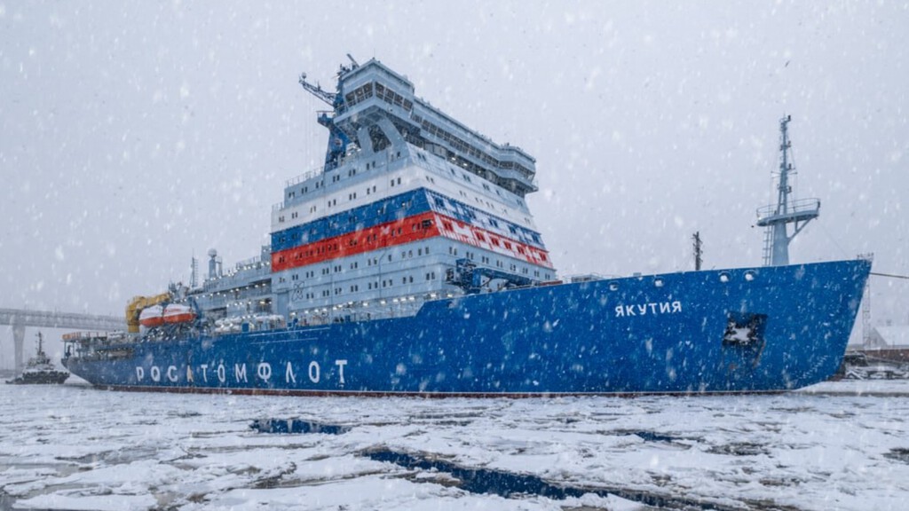Un gigante nuclear diseñado para abrir paso en el Ártico: así es el rompehielos más moderno de la flota rusa