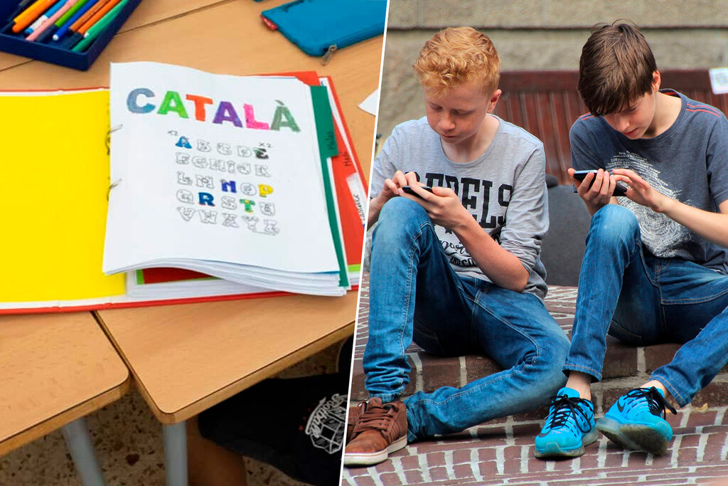 Cataluña pone fin a los móviles en institutos. De paso, fulmina los relojes inteligentes y las pantallas en infantil 