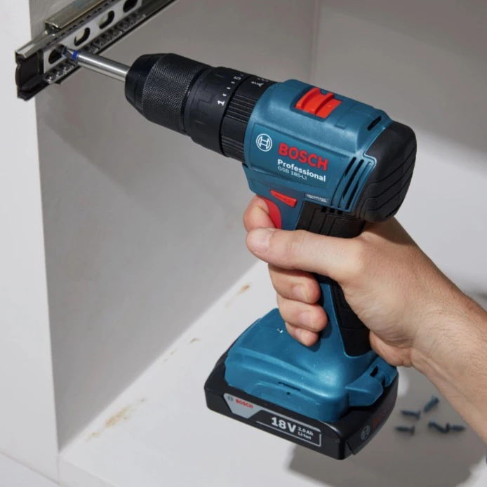 Taladro percutor a batería BOSCH PROFESSIONAL 18V Brushless