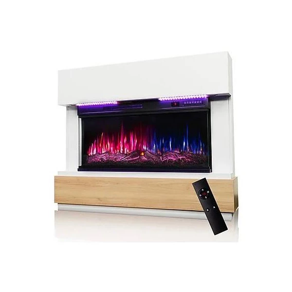 Chimenea eléctrica HOMAVO 36G + Mueble